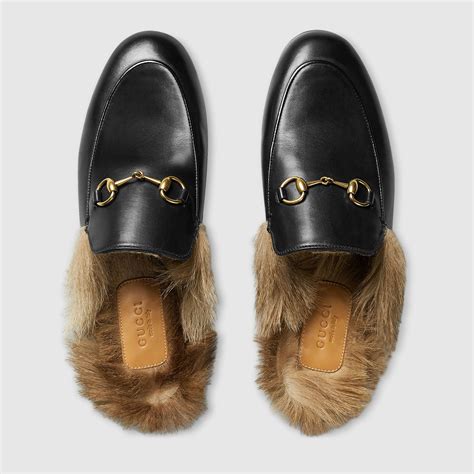 gucci princetown donna|gucci princetown slipper fur.